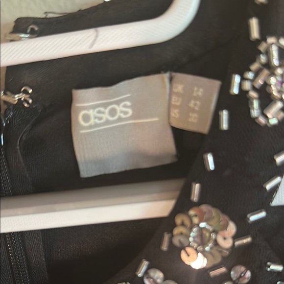 🎃 3/$50 BUNDLE ASOS Black Romper with Silver Embellishments - Picture 2 of 4
